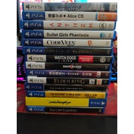 Used PS4 / PS5 Games Elden Ring Witcher 3 Cyberpunk king of fighters Watch Dogs back 4 blood alice c