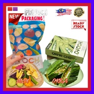 Ovochi Kerepek Sihat -Vegetable food -Snack Vegetable Chips -Mix Chips -Okra Chips -Shiitakee Chips