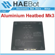 [HAEBOT] MK3 Aluminum Heatbed Bed 214x214 Dual 12V/24V 3D Printer Aluminum Print Base 214 x 214