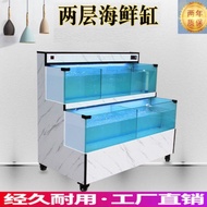 [ST]💘Fish Tank Seafood Pool Factory Hotel Store Mobile Fish Tank Commercial Fish Tank Organic Glass（Acrylic）No O2QO