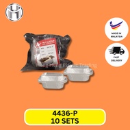 4436-P MYCHEF ALUMINIUM FOIL TRAY WITH LID / BAKE CONTAINER - 10 PCS PER PACK