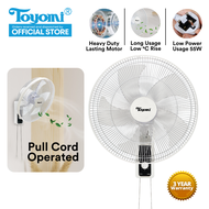 TOYOMI 16" Wall Fan with Pull String FW 4517