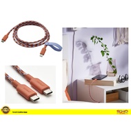 IKEA-LILLHULT USB-C to USB-C, orange/lilac, 1.5 m