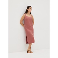 Odette square neck column dress