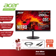Acer Nitro (XV252QZ (280Hz) / XV252QF (360Hz) 24.5" IPS FHD 0.5Mz HDR 400 FreeSync Gaming Monitor
