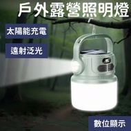 其他品牌 - 【淡綠色】戶外聚泛雙光露營燈 太陽能充電 USB 營地燈 多功能 帶電顯 露營燈 緊急充電寶 戶外露營 【六檔】亮度調節 便攜 生活防水 加厚防水圈
