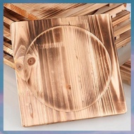 [hotkeystore.] Wood Pot Holder Wooden Trivets Bowl Trivet Hot Stone Pot Mat Korean Dolsot Plate Base