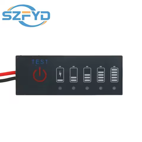 18650 Li-ion Lipo Lithium 12V Battery Level Indicator Tester Capacity Tester Meter 1S 2S 3S 4S 5S 6S