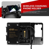 Motorcycle Wireless Charging Charger Mobile Phone Holder Stand Bracket For BMW R1200GS Adv LC F850GS