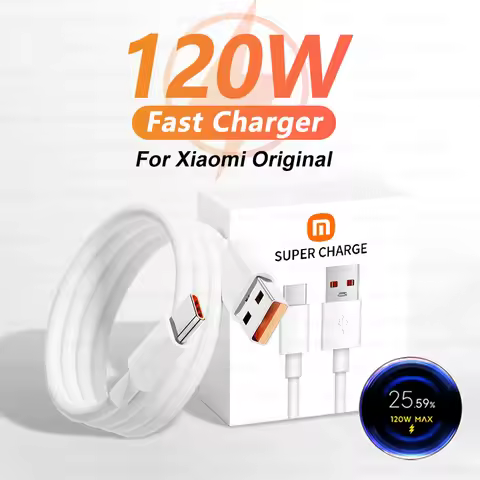 For XIAOMI Original 120W USB Fast Turbo Charging Cable mi 15 Pro 14 13 12 11 6A 67W Type C Charger C
