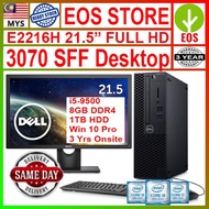  Dell Optiplex 3070 SFF Small Form Factor Business PC Desktop i5-9500 W10 Pro 8GB 1TB  KB Mouse Onsite