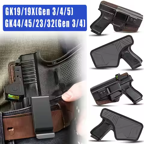 Tactical IWB Gun Holster Concealed Carry Hunting Pistol Holster Left/Right Holster for G19/19X (Gen