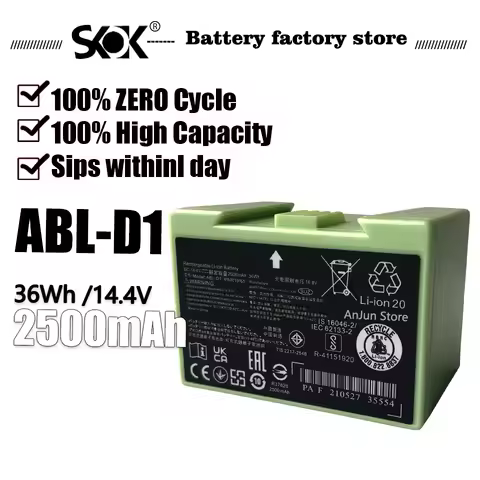 Battery ABL-D1 For iRobot Roomba i1 i2 i3 i4 i5 i6 i7 i8 + E5 E6 J5 J6 J7+ J8+