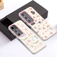 Softcase Casing Hp Vivo Y19S Pro Y19S Y29 4G V40 V50 Lite Case Clear Motif Silicone Airbag CBV-068