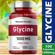 GLYCINE Free Form 1000mg x 100 Capsules Supplement
