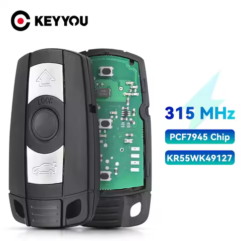 KEYYOU Keyless Go Car Key For BMW CAS3 3 5 Series X5 2006-2011 315MHz 868MHz Smart Remote Control Ke