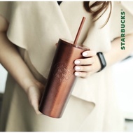 Tumbler Starbucks Cold Cup 16oz Stainless Steel Copper S11116415Hot/cold Water Bottle