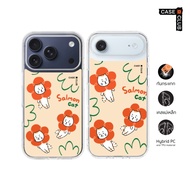 CaseClub Iphone Case Salmon Cat Flower Magnetic For i17 Pro Max/i17 Pro/i Air/i17