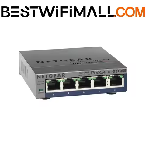 NETGEAR GS105E Network Switch ProSafe 5-Port Gigabit Ethernet Smart Managed Plus Switches