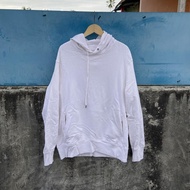 Hoodie Uniqlo Original Putih Tulang - size L