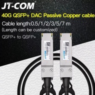 สายเคเบิล JT-COM 40Gb SFP + DAC TwinaxPassiveเข้ากันได้กับ Cisco SFP-H10GB-CU2M Ubiquiti Mikrotik D-