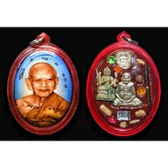 Jumbo Locket Lp Hong Udomchok Lap 龙婆宏幸运财富模，珍宝自身牌 2554Be（2011年制作） Lp Hong，Wat Petchburi