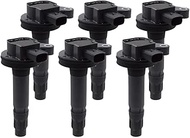 6Pcs Ignition Coil Compatible With EXPLORER For TRANSIT-350 For FLEX 7T4E-12A375-ED CY0118100B Engin