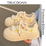 New style Seker women's Canvas sneakers with 5cm high sole Sneakers Women (Full Box)