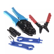 【ส่งจากกรุงเทพฯ 】อุปกรณ์คีมย้ำสายไฟแผงโซลาร์MC4ชุดเครื่องมือประแจกระเป๋าเครื่องมือสำหรับแผงโซลาร์PVป