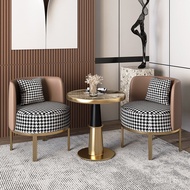 Sofa Club Round Table Office Modern Table Chair Combination Sofa Reception Sales Studio Nordic Negot