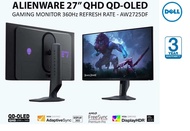New Alienware AW2725DF/ AW2725Q 27" inch / AW3423DWF 34 inch QD-OLED Gaming Monitor - Ready stock