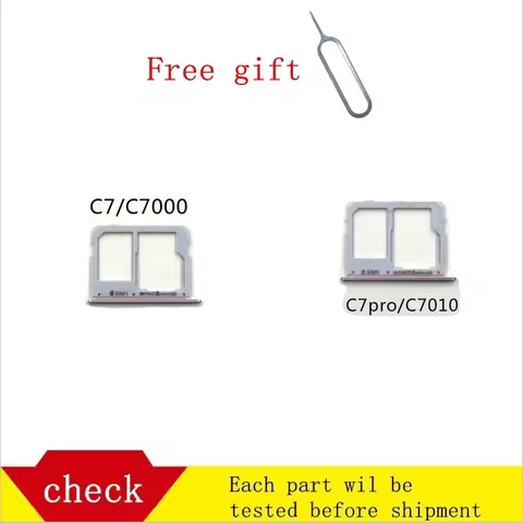 SIM Card Tray:Replacement for Samsung Galaxy C7, c7000, c7pro, c7010, -Quality Perfect Fit Sim Card 