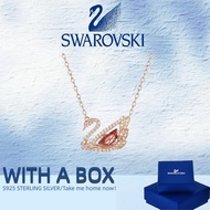 Swarovski SWAN Jewelry DANCING SWAN SWAN Jewelry Chain Necklace SWAN Jewelry Silver Necklace SWAN Ne