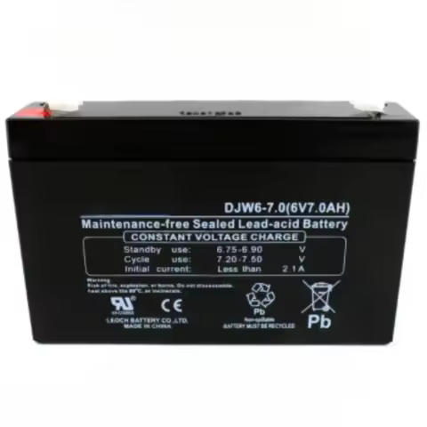 New DJW6-7 6V 7000mAh Storage Battery for Electric Vehicles 6V7AH Baby Stroller Battery for children