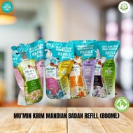 Mu'min krim mandian refill pelbagai jenis | 800ml