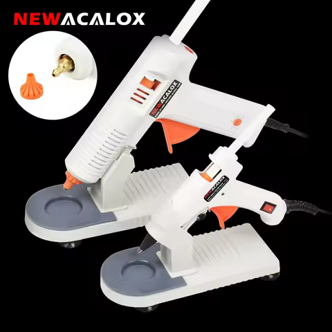 NEWACALOX EU 220V Hot Melt Glue Gun with 7mm/11mm Hot Melt Glue Stick 20W/150W Hot Silicone Gun with