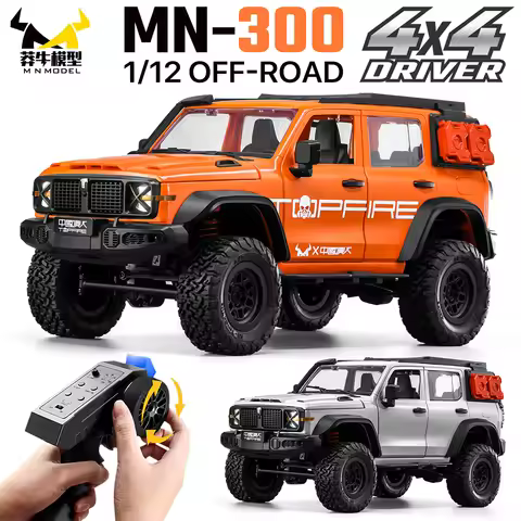 MN MODEL1/12 Off-Road Car 7km/h Four-wheel Drive Truck 1200mAh 50M Open Doors Design