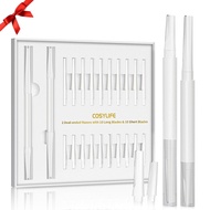 Dermaplaning Tool for Face Eyebrow Razor, Includes 2 Dual End Razors and 20 Blade Refills Exfoliatin