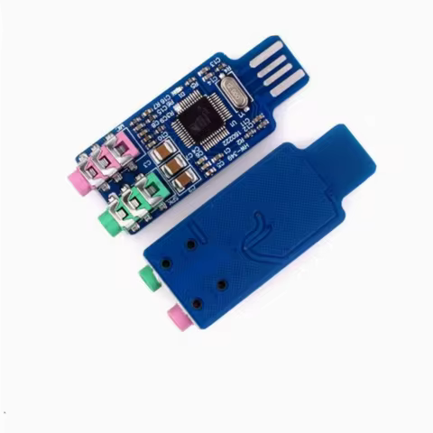 Drive free USB sound card, computer external sound card module, laptop sound card CM108 USB sound ca