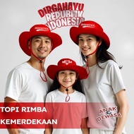 August 17th Hats for Children and Adults, Republic of Indonesia's Independence Day Hats, Indonesian 
