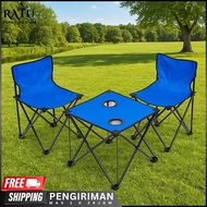 Outdoor folding bench - Picnic bench + table - Outdoor folding chair - Ratu Furniture Camping chair