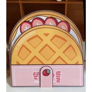 Waffle squishy mini book