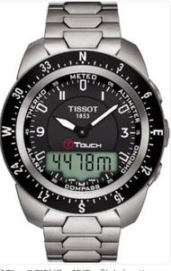 二手 Tissot T0134204405700 Men 's Watch T-Touch Expert Titanium