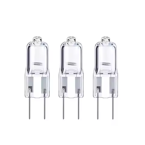 10pcs G4 Halogen Capsule Lamps Light Bulbs 5W 10W 20W 35W 50W 220V 2Pin Long Life Capsule Lamps Warm