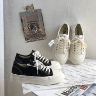 Cv Shoes Low Neck With High Sole Sport Style ulzzang full box For Women, canvas bata Sneakers With Flat Sole - SAGI Dang