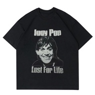 IGGY POP MUSIC T-SHIRT CUTELUST FOR LIFE | IGGY POP MUSIC BAND T-SHIRT | UNISEX OVERSIZE T-SHIRT