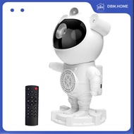 DBM.HOME-Galaxy Night Light Star Astronaut Galaxy Projector with Bluetooth Speaker Remote - Perfect
