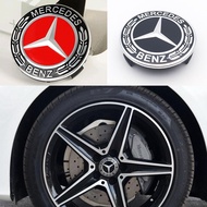 【Ready Stock】75mm Mercedes-Benz Hub Cap S300 S350 S600 ML350 C200 Rim Hub Spike Logo Center Cap