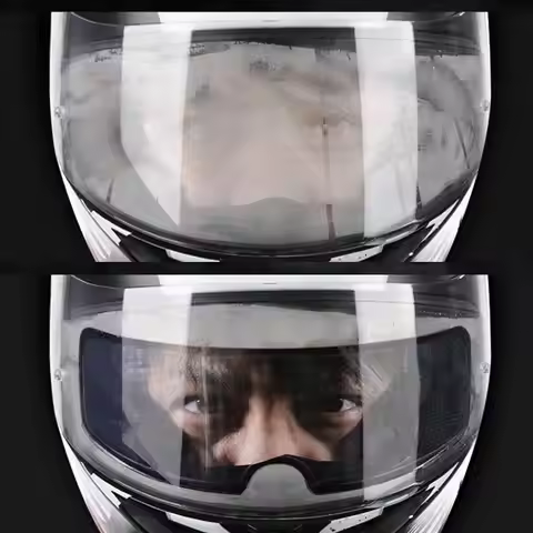 New Universal Motorcycle Helmet Clear Patch Film Helmet Coating Riding Film Film Sticker Electric An