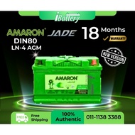 [FREE INSTALLATION] DIN80 | LN-4 AMARON JADE AGM Car Battery